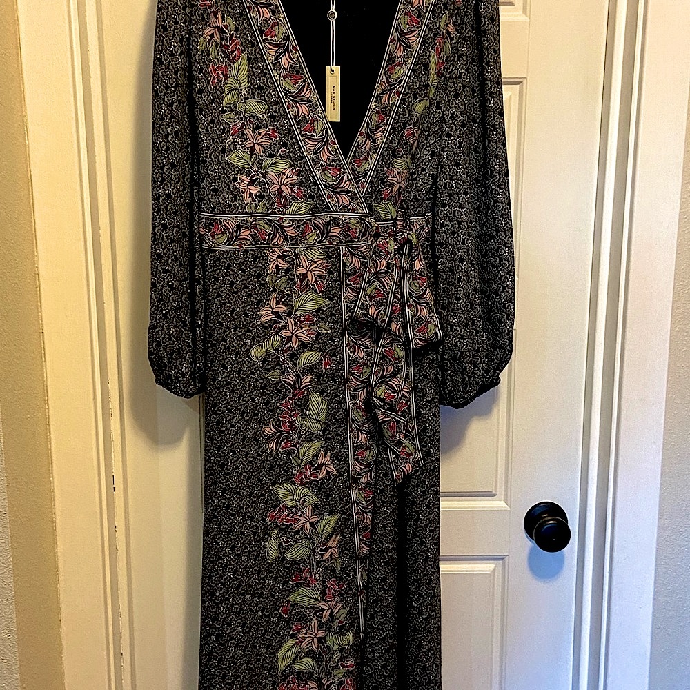 Max Studio Midi wrap dress